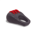 Anel Vulcano Preto e Vermelho