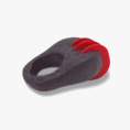 Anel Vulcano Preto e Vermelho